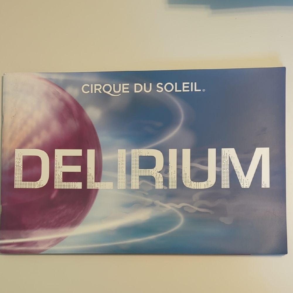 Cirque Du Soleil Delirium Program